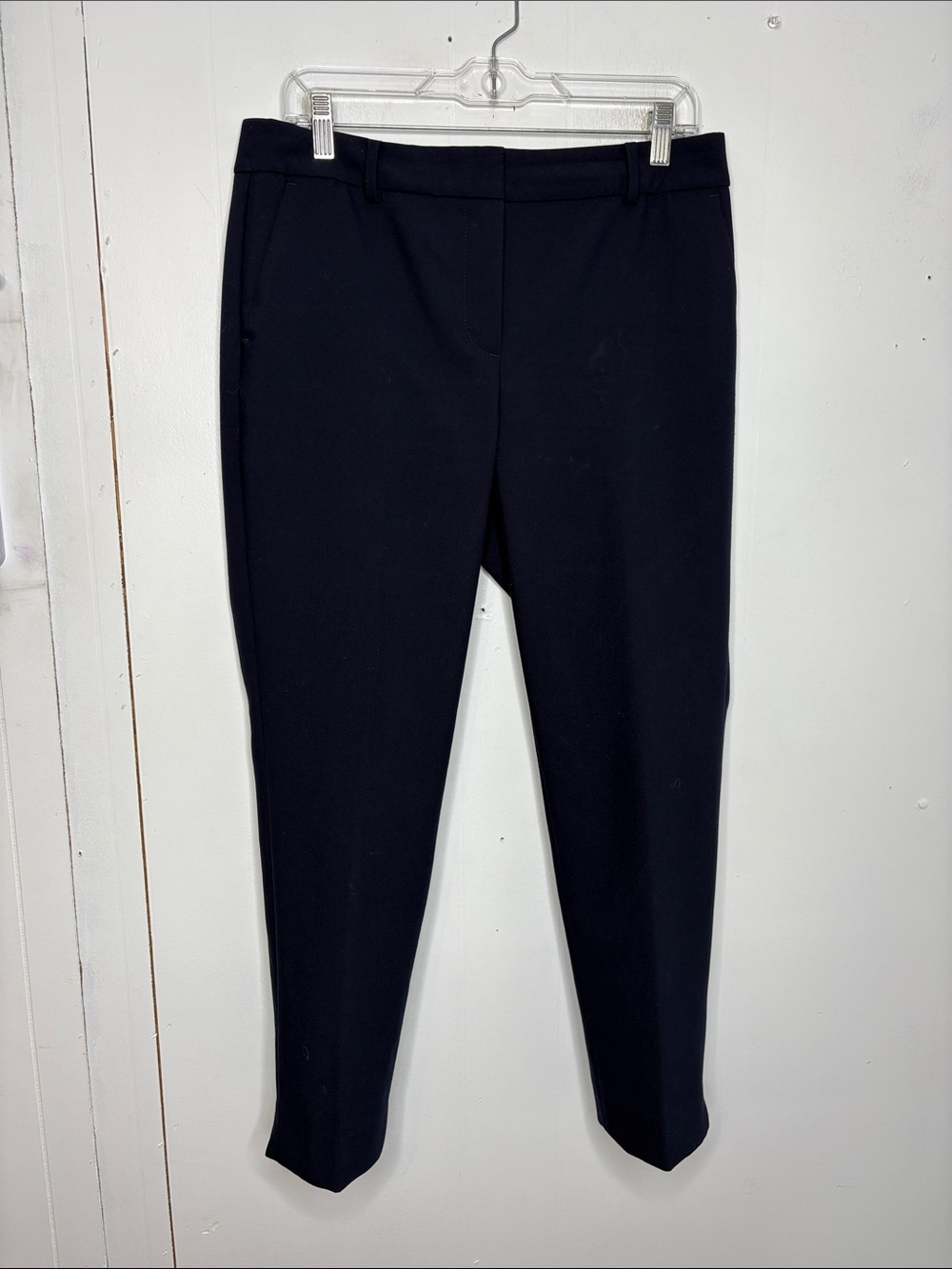Talbots Pants Womens 10 Petite Hampshire Ankle Navy Career Work Office